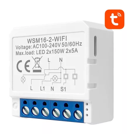 Avatto WSM16-W2 TUYA intelligens Wi-Fi fali kapcsoló