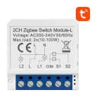 ZigBee Avatto LZWSM16-W2 Semleges nélküli intelligens kapcsoló TUYA