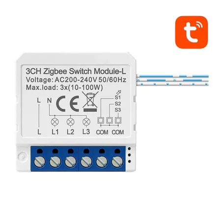 ZigBee Avatto LZWSM16-W3 Semleges nélküli TUYA intelligens aljzatkapcsoló