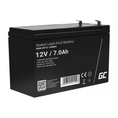   Rechargeable battery AGM 12V 7Ah Maintenancefree for UPS ALARM
