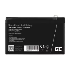   Rechargeable battery AGM 12V 7.2Ah Maintenancefree for UPS ALARM