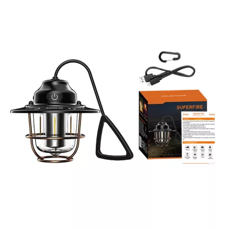 Kemping lámpa Superfire T57 – 7 mód