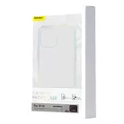 Baseus Crystal Clear mágneses telefontok iPhone 13 (átlátszó), edzett üvegfólia + tisztítókészlet