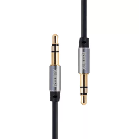 Mini jack 3.5mm AUX kábel Remax RL-L1001m (fekete)