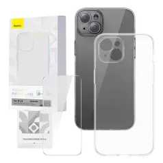   Baseus Corning átlátszó tok és edzett üvegfólia készlet iPhone 14-hez