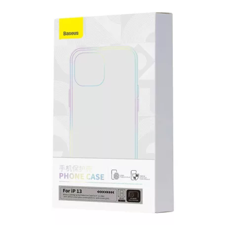 Baseus Corning átlátszó tok és edzett üvegfólia készlet, iPhone 13