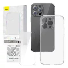   Baseus Corning átlátszó tok és edzett üvegfólia készlet, iPhone 12 Pro Max