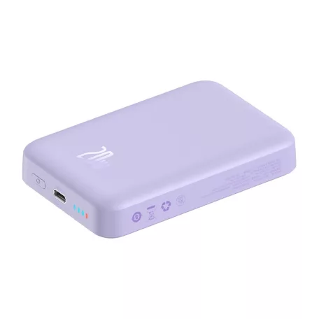 Baseus Magnetic Mini (MagSafe) Powerbank 10000mAh, 20W (lila)