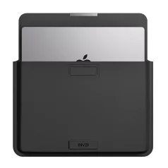   INVZI Leather Case / Cover with Stand Function for MacBook Pro/Air 15"/16" (Black)