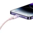 Baseus Lightning Explorer Series USB-C gyors töltőkábel 1m, 20W (rózsaszín)