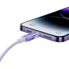 Baseus Lightning Explorer Series USB-C gyors töltőkábel 2m, 20W (lila)
