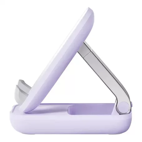 Baseus összecsukható telefonállvány tükörrel (lila)