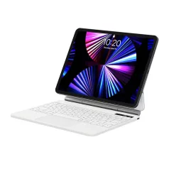   Baseus Brilliance billentyűzetes tok iPad 11" (2018/2020/2021) iPad Air4/Air5 10.9" (fehér)