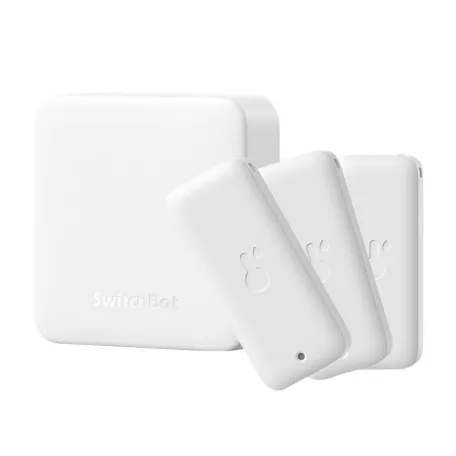 Intelligens vezérlőpanel + 3x SwitchBot Hub Mini hőmérséklet- és páratartalom érzékelő