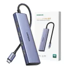 UGREEN CM511 USB-C–HDMI adapter, 3× USB-A 3.0, SD/TF