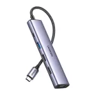 UGREEN CM478 5 az 1-ben adapter, USB-C–HDMI, USB-A 3.0, 2x USB-A 2.0, PD
