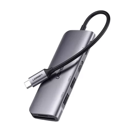 UGREEN CM195 USB-C–HDMI adapter hub, 2x USB-A 3.0, SD/TF, PD