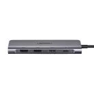 UGREEN CM195 USB-C–HDMI adapter hub, 2x USB-A 3.0, SD/TF, PD