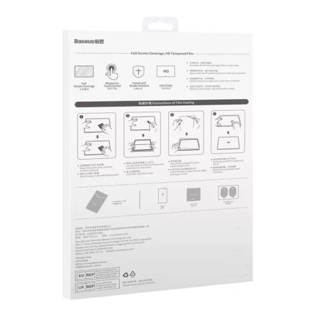 Baseus Huawei MatePad/MatePad Pro 10.8" Crystal Üvegfólia, 0.3mm