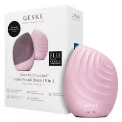   Geske 5 az 1-ben Okos szónikus thermo arctisztító készülék (rózsaszín)