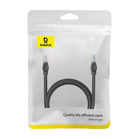 Baseus Ethernet CAT5 hálózati kábel, 1,5m (fekete)