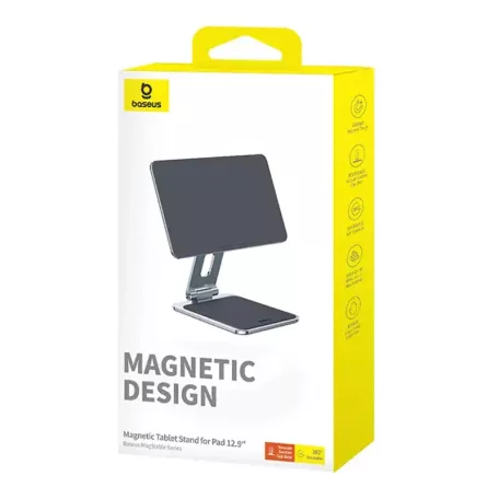 Baseus MagStable mágneses táblagép állvány iPad 12.9" (szürke)