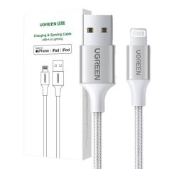 Cable Lightning to USB UGREEN 2.4A US199, 1m (silver)