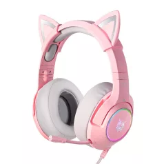 ONIKUMA K9 Pink RGB RGB Gaming fejhallgató