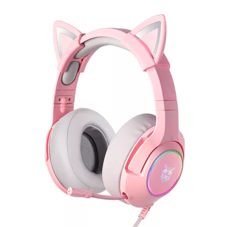 ONIKUMA K9 Pink RGB RGB Gaming fejhallgató