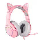 ONIKUMA K9 Pink RGB RGB Gaming fejhallgató