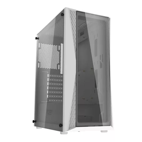 Darkflash DK352 Plus számítógépház + 4 ARGB ventilátor (fehér)