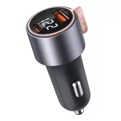   Mcodo CC-5670 75W Digital Display PD 1*USB-A 1*USB-C Car Charger