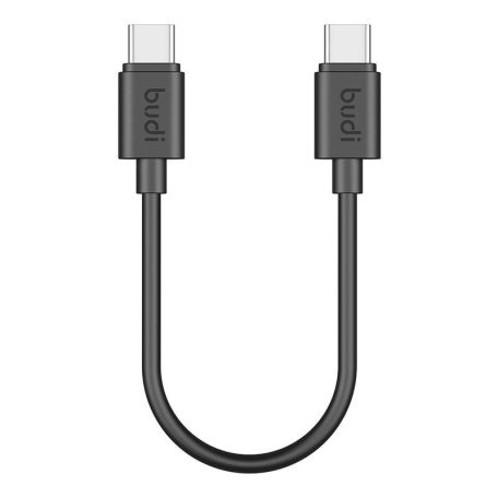 USB-C to USB-C cable Budi 65W 25cm (black)