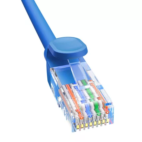 Baseus Ethernet RJ45 kerek kábel, Cat.6, 1m (kék)