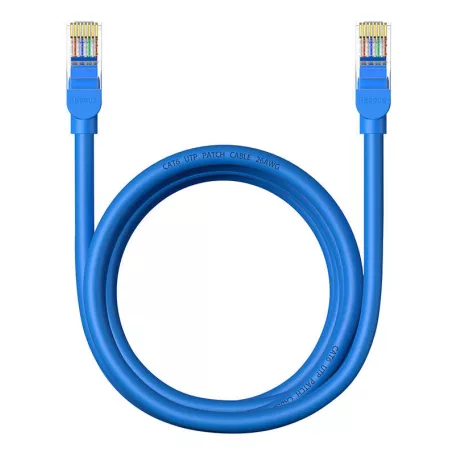 Baseus Ethernet RJ45 kerek kábel, Cat.6, 2m (kék)