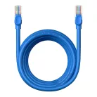 Baseus Ethernet RJ45 kerek kábel, Cat.6, 5m (kék)