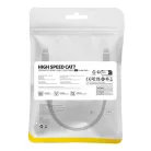 Baseus Cat 7 UTP Ethernet RJ45 lapos kábel, 1 m (fekete)