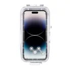 Puluz műanyag vízálló tok iPhone 15 Plus/15 Pro Max/14 Plus/14 Pro Max/13 Pro Max/12 Pro Max/11 Pro Max (fehér)