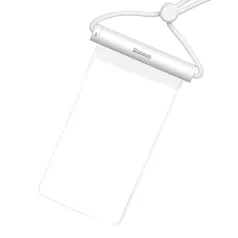   Baseus AquaGlide vízálló telefontok hengeres csúszózárral (fehér)