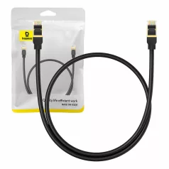   Baseus Hálózati kábel Cat.8, Ethernet RJ45, 40 Gbps, 0,5m (fekete)