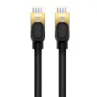 Baseus Hálózati kábel Cat.8, Ethernet RJ45, 40 Gbps, 1,5m (fekete)