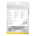 Baseus Hálózati kábel Cat.8, Ethernet RJ45, 40 Gbps, 1,5m (fekete)