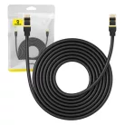 Baseus Hálózati kábel Cat.8, Ethernet RJ45, 40 Gbps, 8m (fekete)
