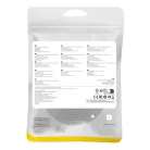 Baseus Hálózati kábel Cat.8, Ethernet RJ45, 40 Gbps, 8m (fekete)