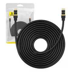   Baseus Hálózati kábel Cat.8, Ethernet RJ45, 40 Gbps, 10m (fekete)