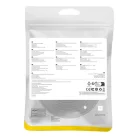 Baseus Hálózati kábel Cat.8, Ethernet RJ45, 40 Gbps, 15m (fekete)