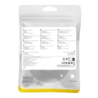 Baseus fonott hálózati kábel Cat.7, Ethernet RJ45, 10Gbps, 5m (fekete)