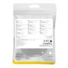 Baseus fonott hálózati kábel Cat.7, Ethernet RJ45, 10Gbps, 8m (fekete)