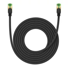  Baseus fonott hálózati kábel Cat.8, Ethernet RJ45, 40 Gbps, 5m (fekete)