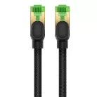 Baseus fonott hálózati kábel Cat.8, Ethernet RJ45, 40 Gbps, 5m (fekete)